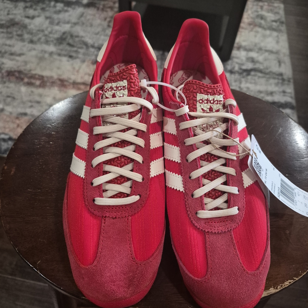 Adidas SL 72 OG Women's Red and White Sneakers JQ8315 Size 8.5